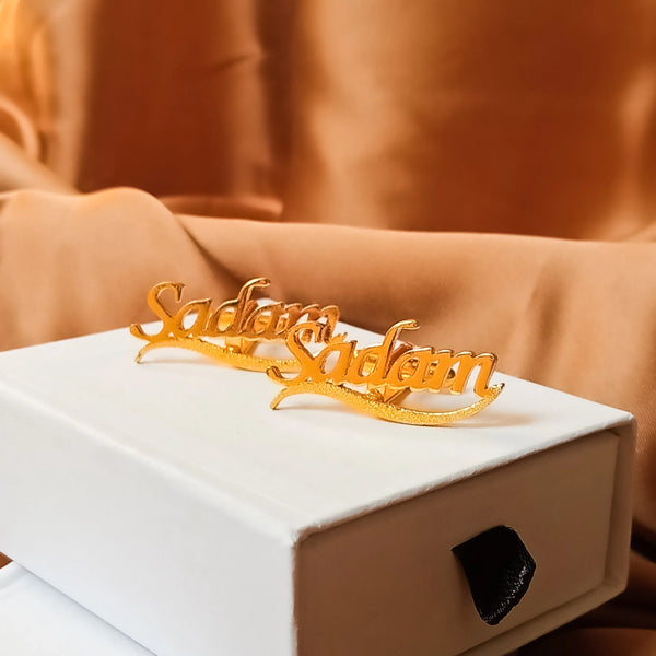 CUSTOMIZE NAME CUFFLINKS