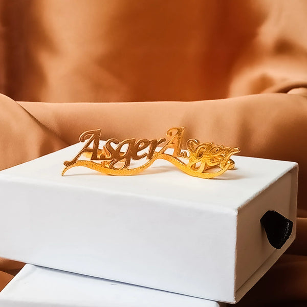 CUSTOMIZE NAME CUFFLINKS