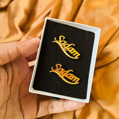 CUSTOMIZE NAME CUFFLINKS