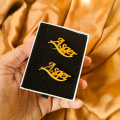 CUSTOMIZE NAME CUFFLINKS