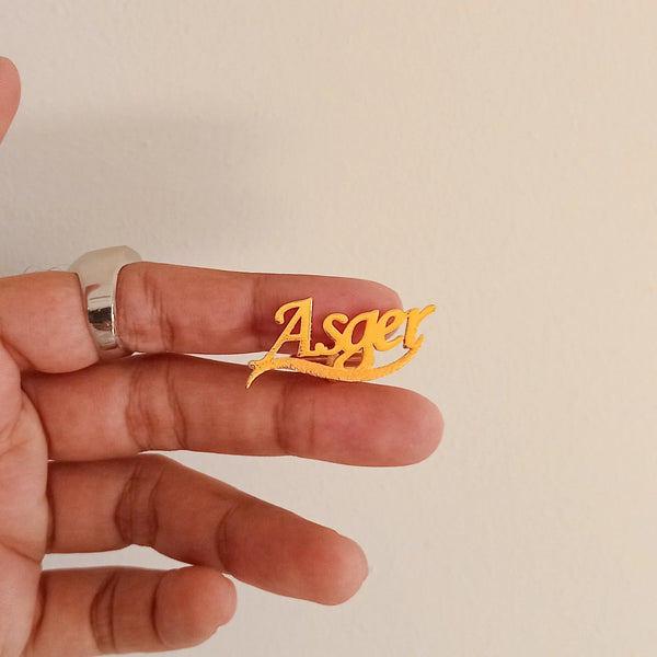 CUSTOMIZE NAME CUFFLINKS