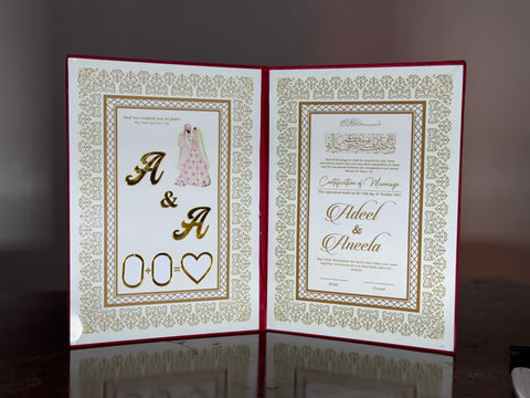 Nikkah Booklet | Black