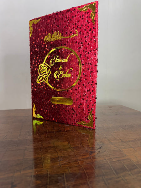 Nikkah Booklet | FANCY RED