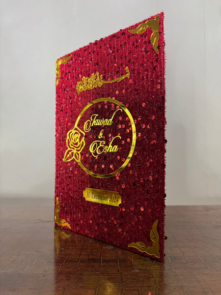 Nikkah Booklet | FANCY RED