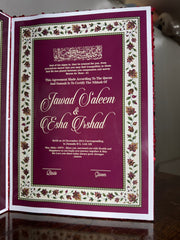 Nikkah Booklet | FANCY RED