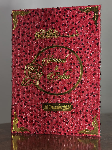 Nikkah Booklet | FANCY RED