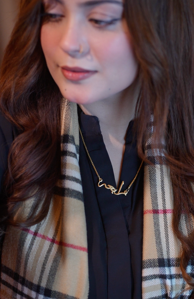 Urdu name necklace