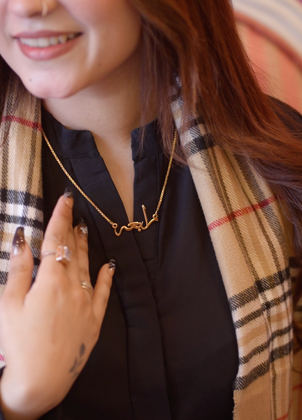 Urdu name necklace