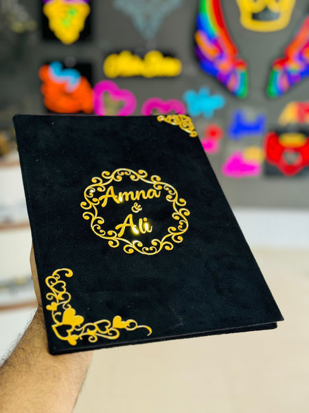 Customized Nikkah Books