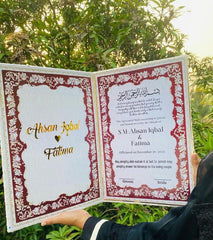 Customized Nikkah Books