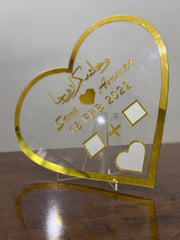 Nikkah Thumb Board –  Heart