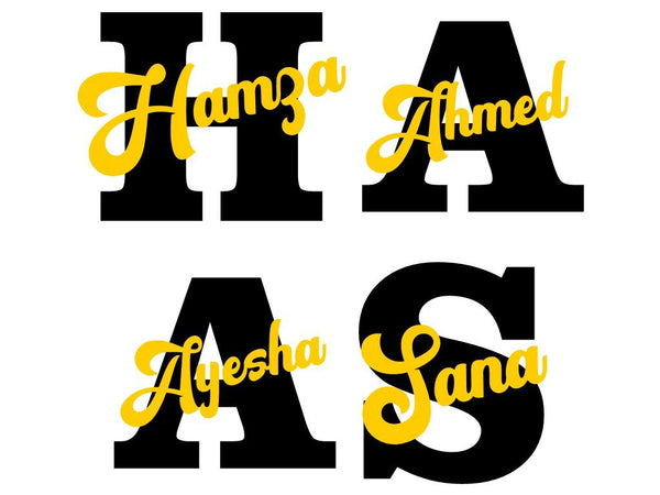 Signature Name Display