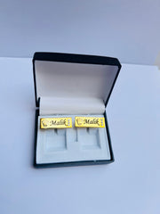 Crown Engraved Cufflinks