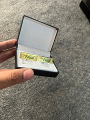 Crown Engraved Cufflinks